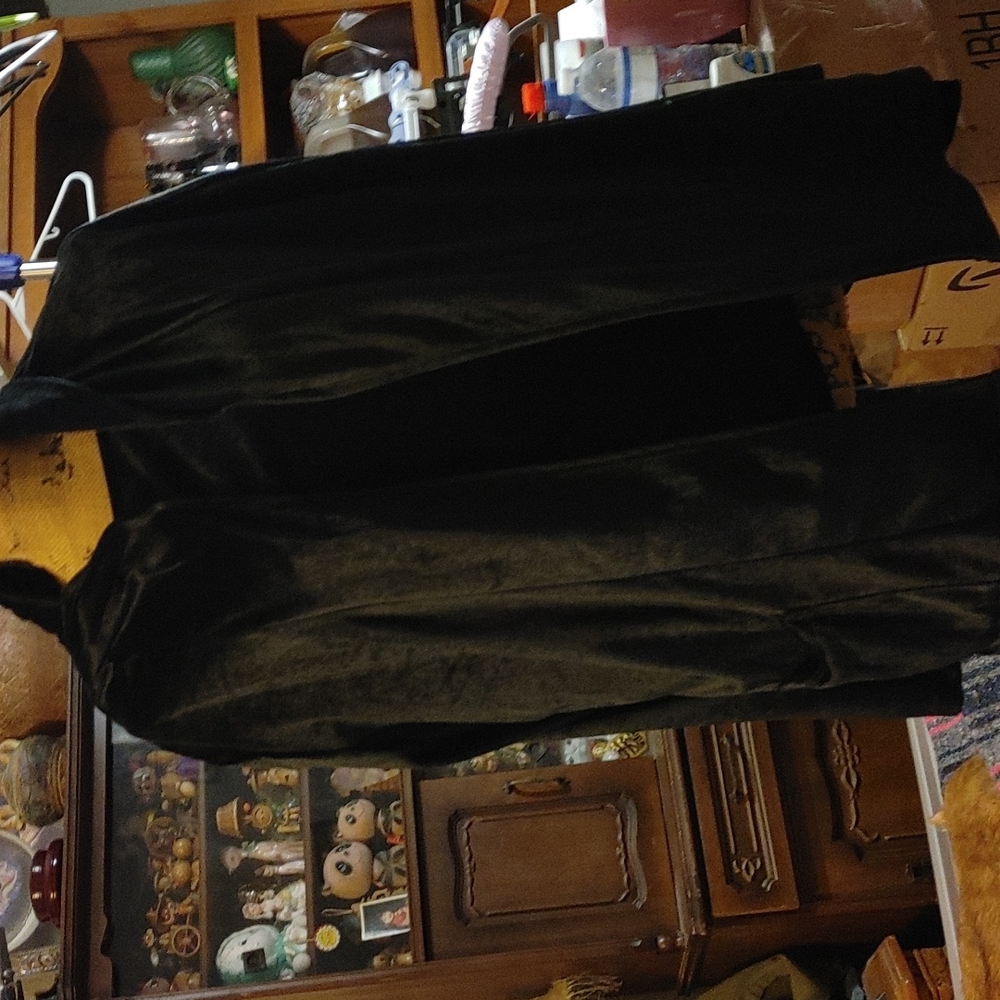 Velvet jacket and blouse